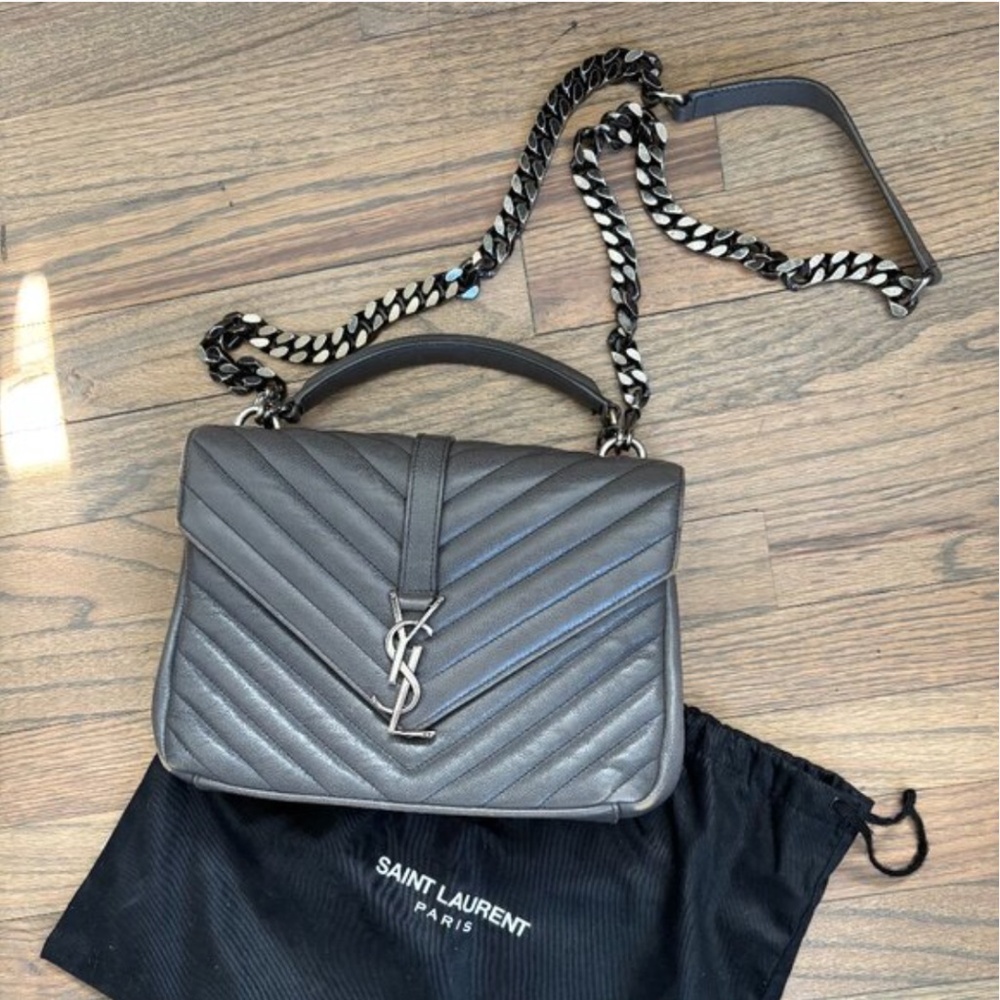 YVES SAINT LAURENT medium Monogram Collège bag